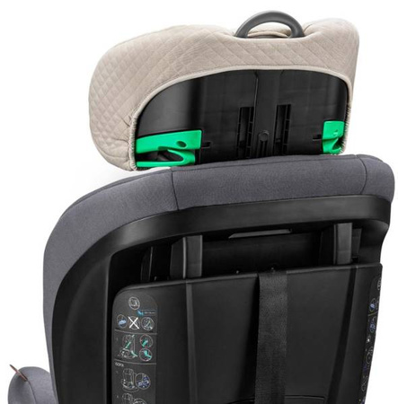 ABC Design Aspen i-Size Fotelik Samochodowy 9-36 kg Stone