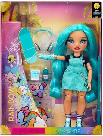 Rainbow High New Friends Lalka Zielona Blu Brooks Teal