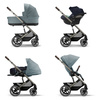 Cybex Balios S Lux Wózek Spacerowy Sky Blue Rama Taupe
