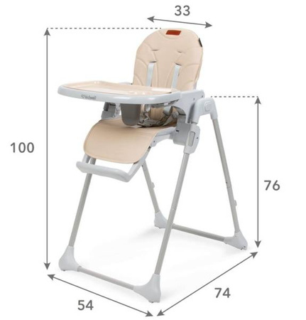 Kidwell Beno Krzesełko do Karmienia Beige