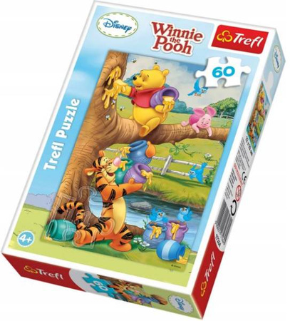 Trefl Kubuś Puchatek Puzzle 60 el Małe Co Nieco 