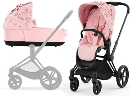 [OUTLET] Cybex Priam 4.0 Wózek Głęboko-Spacerowy Pale Blush Simply Flowers