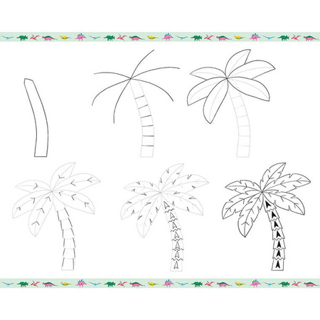 Janod Zestaw kreatywny Rysowanie krok po kroku Dinozaury 20 rysunków 7+