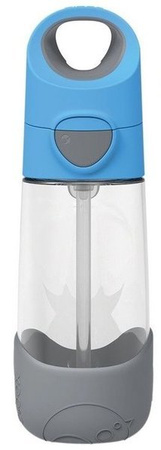 B.box Bidon Tritanowy ze Słomką 450 ML Blue Slate