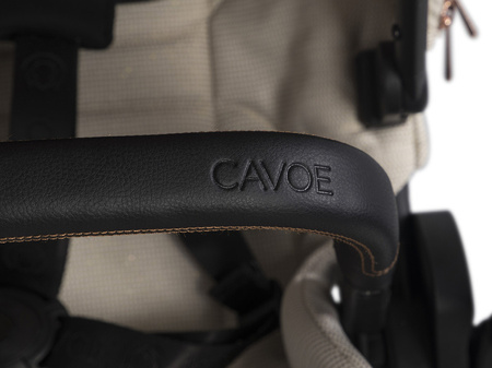 Cavoe Axo Shine Wózek Głęboko-Spacerowy 2w1 + Torba + Adaptery Champagne