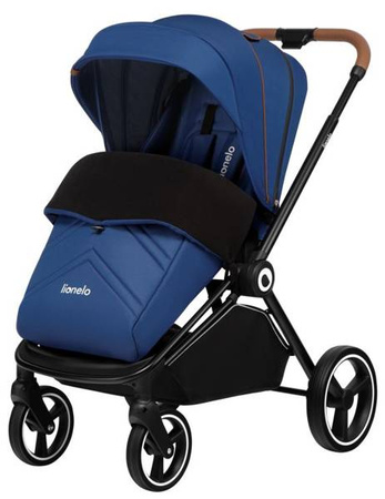 Lionelo Mika Wózek Głęboko-Spacerowy 2w1 Blue Navy