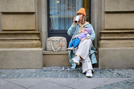 Lassig Green Label Torba dla mam z akcesoriami Everyday beige