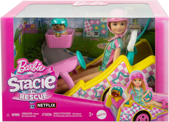 Barbie Lalka I Gokart Stacie Pojazd Filmowy