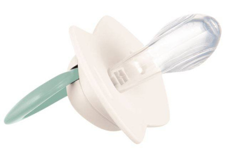 Canpol Babies Smoczek Silikonowy Symetryczny Pure Color  18m+ 2szt. 22/657_bei Beige