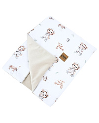 EKO Kocyk mata edukacyjna z podszyciem VELVET MIŚ OGRODNIK PLE-52 GARDENER BEAR