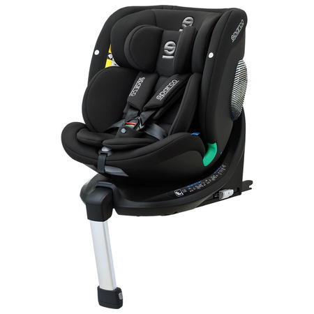 Sparco SK7000i Fotelik Samochodowy Obrotowy 360 i-size 0-36kg Czarny
