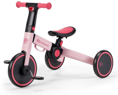 Kinderkraft 4TRIKE  Rowerek Trójkołowy  Candy Pink