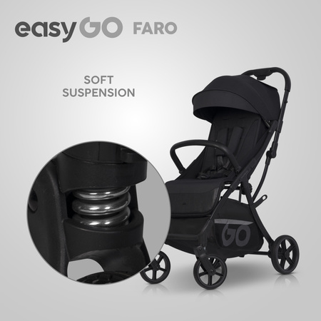 Easy Go Faro Wózek Spacerowy Ebony Black