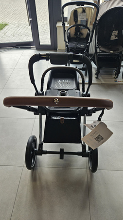 [OUTLET] Cybex Priam 4.0 Rama w Zestawie Ze Stelażem Siedziska Chrome + Brąz