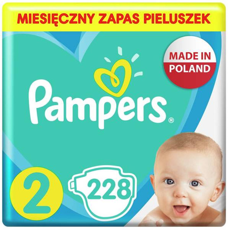 Pampers Active Baby Rozmiar 2  Rozmiar 2 4-8 kg 228 sztuk