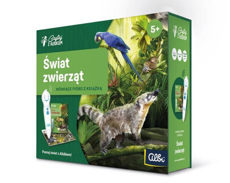 Albi Świat Zwierząt Zestaw Mówiące Pióro + Książka