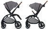 Kinderkraft Evolution Wózek Spacerowy + Cocoon  Platinum Grey