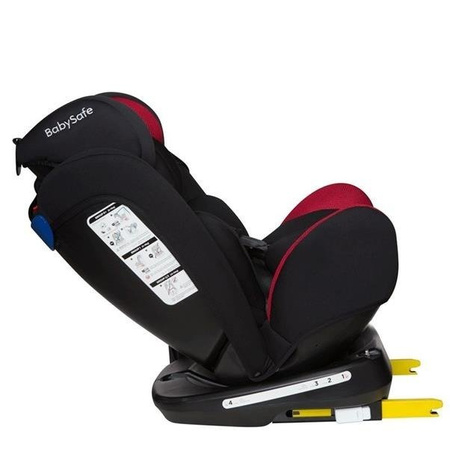 BabySafe Golden 360 Fotelik Samochodowy 0-36 kg  Czerwony