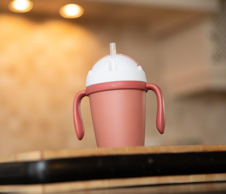 Bo Jungle Kubek do Picia ze Słomką BioPlastik CPLA terraco 