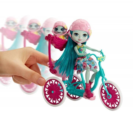 Mattel Enchantimals Barbie Lalka + Pojazd