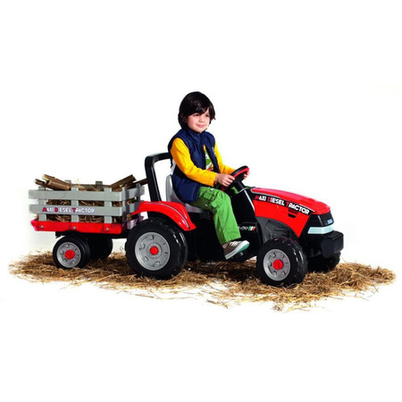 PegPerego Maxi Diesel Wielki Traktor na Pedały z Przyczepą