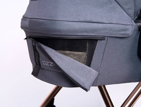 Zokky Ozz Wózek Głęboko-Spacerowy 2w1 Soft Black