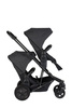 Easywalker Harvey 2 Wózek Głęboko-Spacerowy Night Black (zawiera stelaż, siedzisko z budką i pałąkiem) 