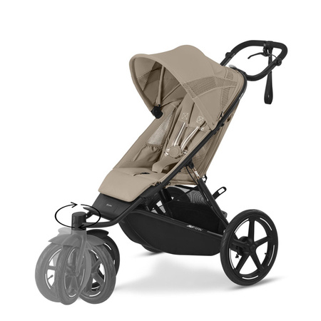 [OUTLET] Cybex Avi Spin Wózek Spacerowy / Biegowy Almond Beige