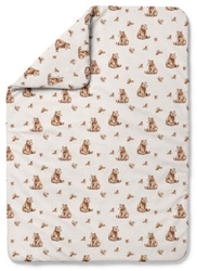 Waldin Kołdra Bambusowa 135x100 Niedźwiadki Jasny Beż