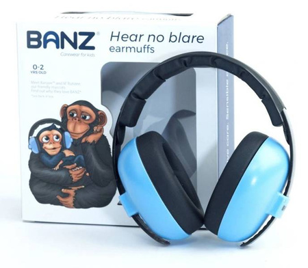 Banz Słuchawki Ochronne Nauszniki Dla Dzieci do 3 lat Banz Sky Blue