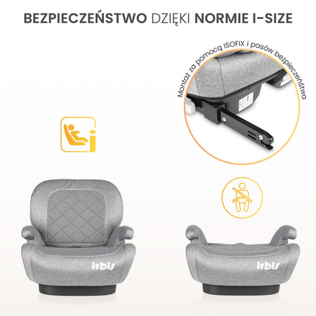Caretero Irbis i-Size Fotelik Samochodowy 15-36 kg Emerald