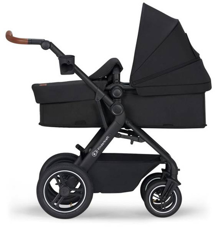 Kinderkraft B-Tour Wózek Głęboko-Spacerowy + Fotelik 0-13 kg Zestaw 3w1 Czarny