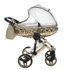 Tako Handcraft Glitter Wózek Głęboko-Spacerowy 02 White/Gold