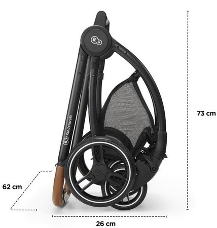 Kinderkraft Evolution Wózek Spacerowy + Cocoon  Platinum Grey