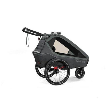 Qeridoo Kidgoo1 Przyczepka Rowerowa Ivy Green