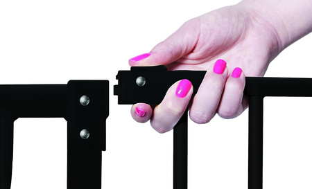 Dreambaby Bramka Bezpieczeństwa Dla Dzieci Liberty - Czarna Wysokość 93cm