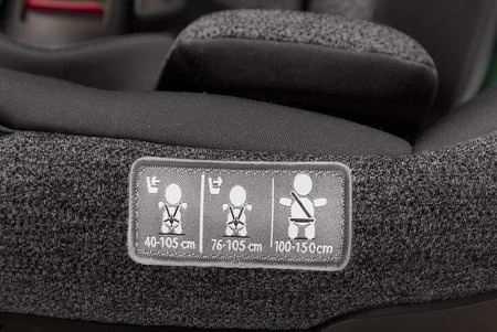 [OUTLET] Chicco Bi-Seat I-Size Air Fotelik Samochodowy 0-36kg Black Air