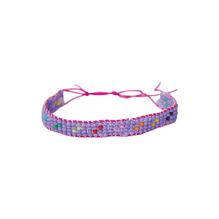 Janod Zestaw kreatywny do tworzenia biżuterii z koralików na krośnie tkackim 8+