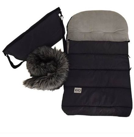 Eko Śpiworek Combi Jednokolorowy SP-38 Grafit 