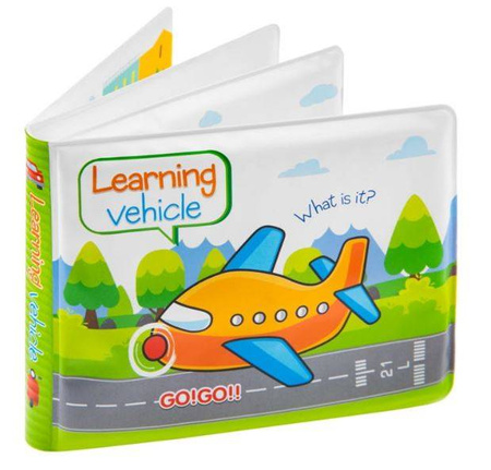 Bocioland Miękka Książeczka Edukacyjna z Piszczkiem Samolot BL011