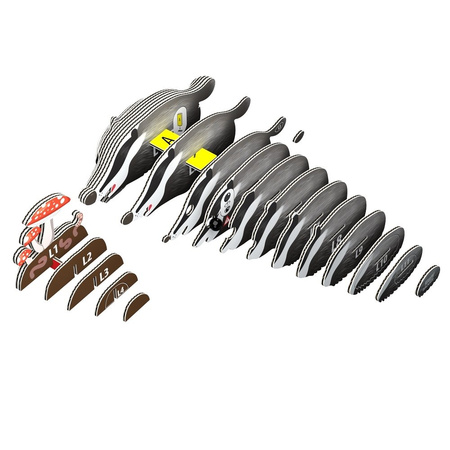 Eugy Eko 3D Układanka Borsuk