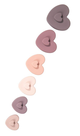 Bo Jungle Silikonowa wieża układanka serca