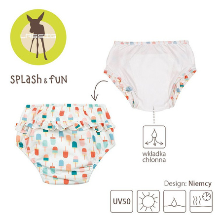 Lassig Majteczki do pływania z wkładką chłonną Ice Cream UV 50+