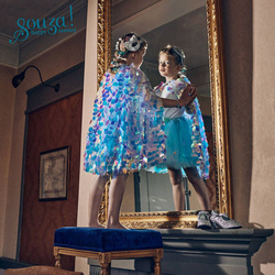 Souza! Kostium peleryna syrenka Lorelie 3-4 lata