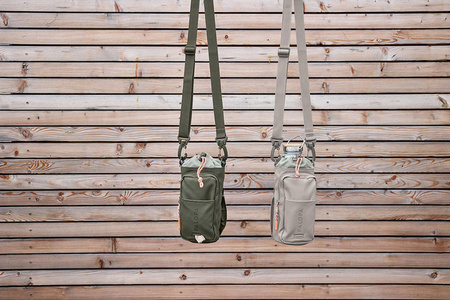 PALOPA Torebka saszetka na butelkę i smakołyki 2w1 Boudi taupe