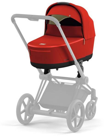 Cybex e-Priam 4.0 Rama ze Stelażem Siedziska + Gondola Wózek Głęboki Autumn Gold