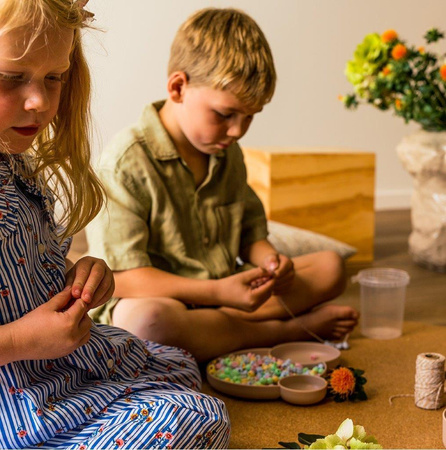 Dantoy EKO Koraliki do nawlekania 520 szt forest