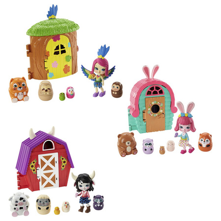 Mattel Enchantimals Domek Zwierzaczki Niespodzianki Mix Wzorów