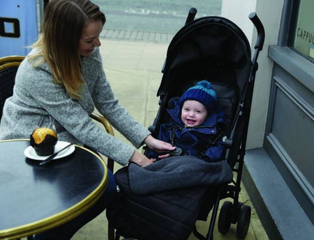 CuddleCo Comfi-Snug Śpiworek Wkładka 2w1 do Wózka Granatowy