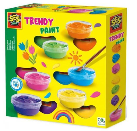 Ses Creative Farby Plakatowe - 4 Modne Kolory